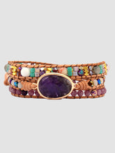 Carregar imagem no visualizador da galeria, Triple-Layer Amethyst Bracelet
