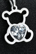 Carregar imagem no visualizador da galeria, Bear Pendant Stainless Steel Necklace
