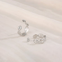 Carregar imagem no visualizador da galeria, Stainless Steel C-Hoop Earrings
