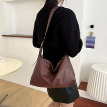 Load image into Gallery viewer, Adjustable Strap PU Leather Handbag
