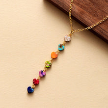 Load image into Gallery viewer, Heart Shape Natural Stone Necklace
