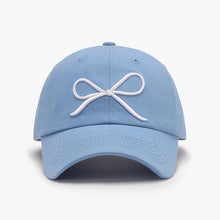 Carregar imagem no visualizador da galeria, Bow Embroidered Cotton Baseball Cap
