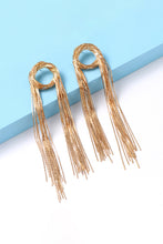 Carregar imagem no visualizador da galeria, Round Shape Fringed Copper Earrings
