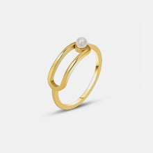 Carregar imagem no visualizador da galeria, Synthetic Pearl Titanium Steel Ring
