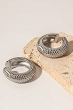 Load image into Gallery viewer, Scale Stainless Steel Cuff Earrings
