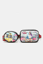 Carregar imagem no visualizador da galeria, Nicole Lee USA Double Pouch Fanny Pack
