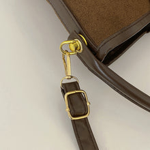 Load image into Gallery viewer, PU Leather Bucket Crossbody Bag
