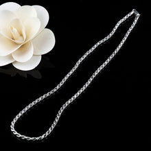 Carregar imagem no visualizador da galeria, 21.7&quot; Snake Chain 925 Sterling Silver Necklace
