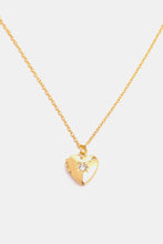 Load image into Gallery viewer, Zircon Heart Shape 14K Gold-Plated Pendant Necklace
