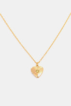 Carregar imagem no visualizador da galeria, Zircon Heart Shape 14K Gold-Plated Pendant Necklace
