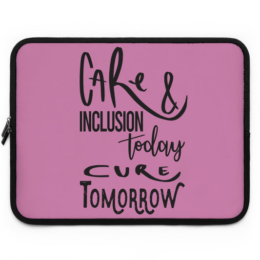 Pink Laptop Sleeve - Care & Inclusion