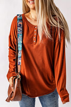 Load image into Gallery viewer, Long Sleeve Henley Top
