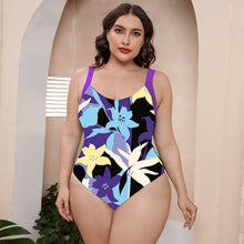 Load image into Gallery viewer, Full Size Printed Scoop Neck Sleeveless One-Piece Swimsuit
