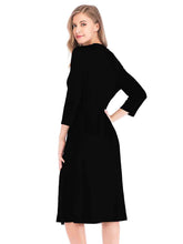 Load image into Gallery viewer, Plunge Tie Front Night Dress
