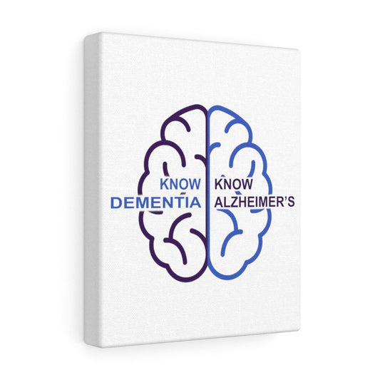 White Frameless Canvas - Know Dementia | Know Alzheimer’s