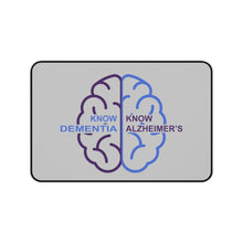 Load image into Gallery viewer, Silver Desk Mat - Know Dementia | Know Alzheimer’s
