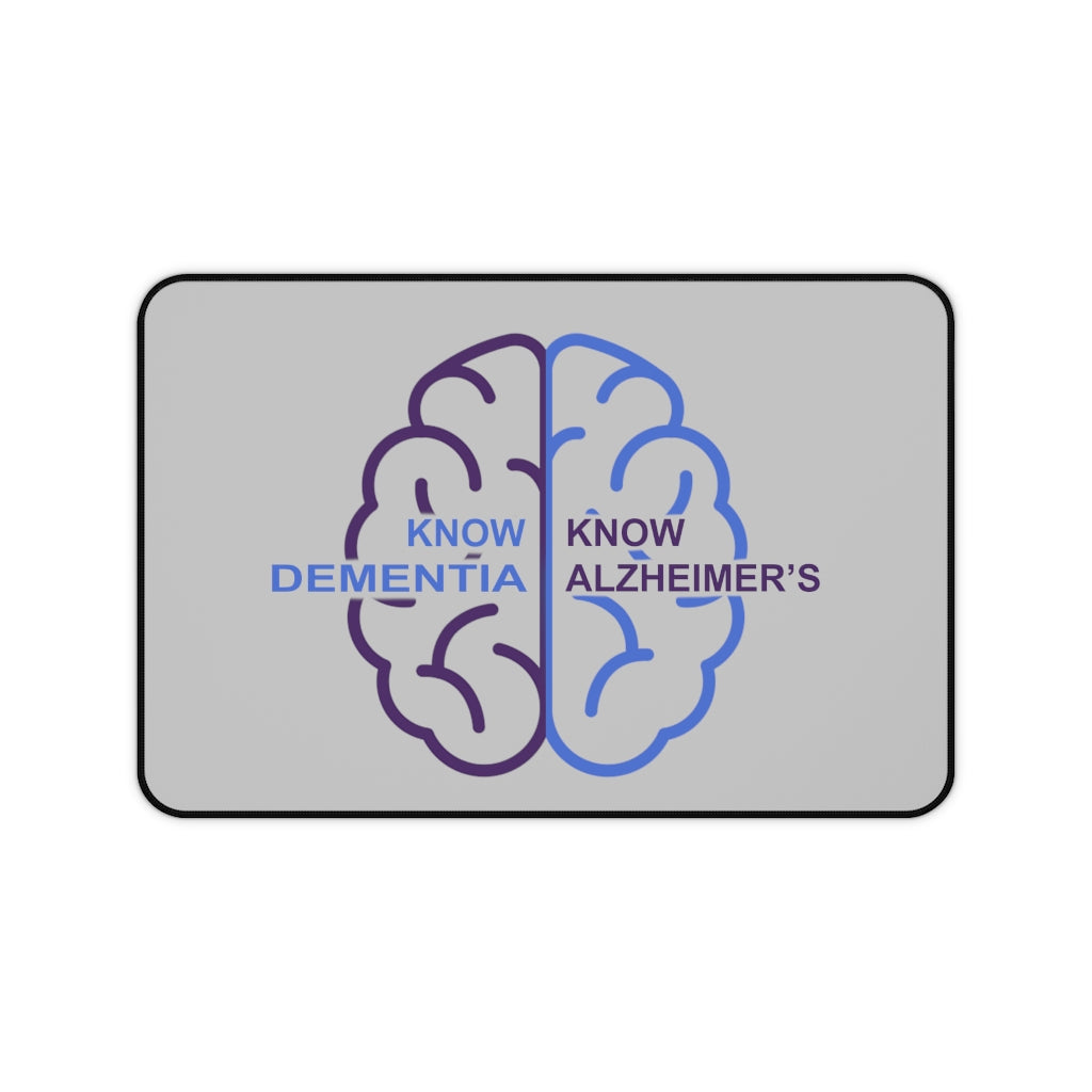 Silver Desk Mat - Know Dementia | Know Alzheimer’s