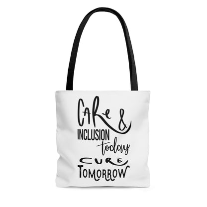 White Tote Bag - Care & Inclusion