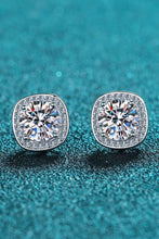 Load image into Gallery viewer, Let Me Love You 1 Carat Moissanite Stud Earrings
