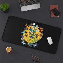 Load image into Gallery viewer, Black Desk Mat - Hope
