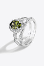 Load image into Gallery viewer, Mali Garnet Two-Piece Ring Set
