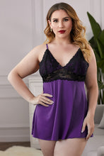 Load image into Gallery viewer, Lace See-Through Plus Size Chemise
