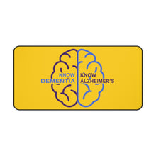 Load image into Gallery viewer, Yellow Desk Mat - Know Dementia | Know Alzheimer’s
