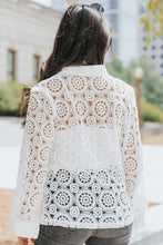 Load image into Gallery viewer, Button-Up Lace Collared Shirt
