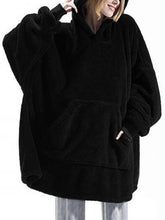 Load image into Gallery viewer, Long Sleeve Pocketed Hooded Lounge Top
