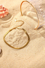 Load image into Gallery viewer, Herringbone Chain Stainless Steel Bracelet

