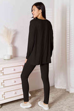 Carregar imagem no visualizador da galeria, Basic Bae Full Size V-Neck Soft Rayon Long Sleeve Top and Pants Lounge Set
