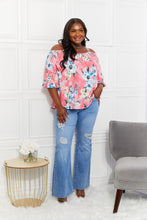 Load image into Gallery viewer, Sew In Love Full Size Fresh Take  Floral Cold-Shoulder Top
