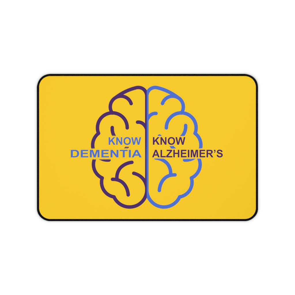 Yellow Desk Mat - Know Dementia | Know Alzheimer’s