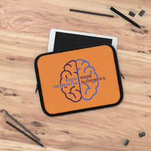 Load image into Gallery viewer, Orange Laptop Sleeve - Know Dementia | Know Alzheimer’s
