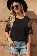 Load image into Gallery viewer, Half Sleeve Round Neck Blouse
