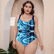 Load image into Gallery viewer, Full Size Printed Scoop Neck Sleeveless One-Piece Swimsuit
