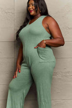 Load image into Gallery viewer, HEYSON Don&#39;t Get It Twisted Full Size Rib Knit Jumpsuit
