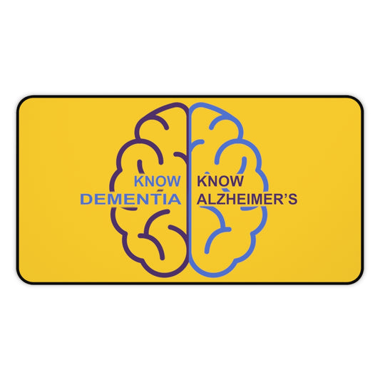 Yellow Desk Mat - Know Dementia | Know Alzheimer’s