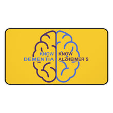 Load image into Gallery viewer, Yellow Desk Mat - Know Dementia | Know Alzheimer’s
