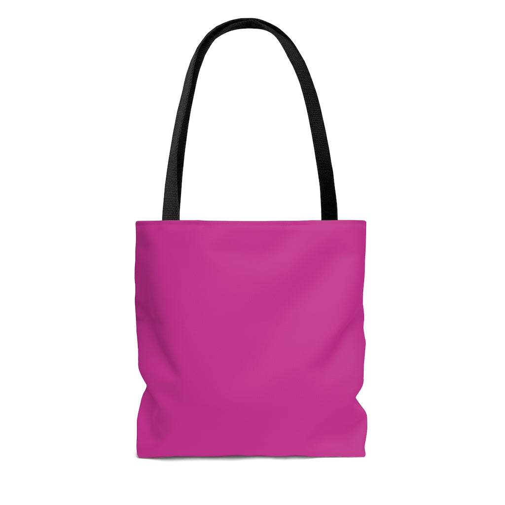 Pink Tote Bag - Promise Garden Flowers