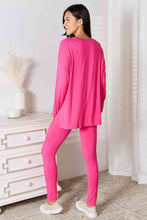 Carregar imagem no visualizador da galeria, Basic Bae Full Size V-Neck Soft Rayon Long Sleeve Top and Pants Lounge Set
