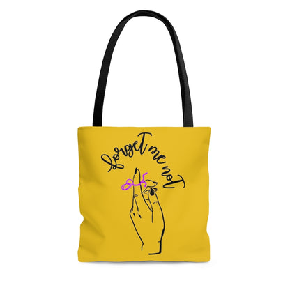 Yellow Tote Bag - Forget me (k)Not