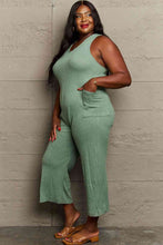 Load image into Gallery viewer, HEYSON Don&#39;t Get It Twisted Full Size Rib Knit Jumpsuit
