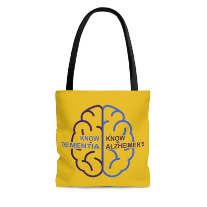 Yellow Tote Bag - Know Dementia | Know Alzheimer’s