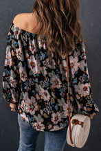 Load image into Gallery viewer, Floral Off-Shoulder Balloon Sleeve Blouse
