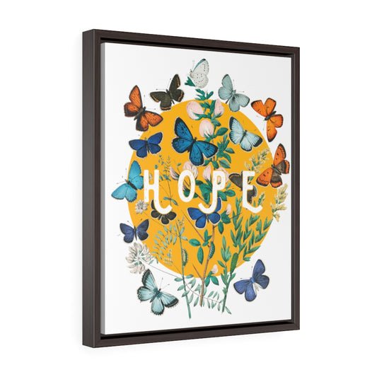 Premium White Framed Canvas - Hope