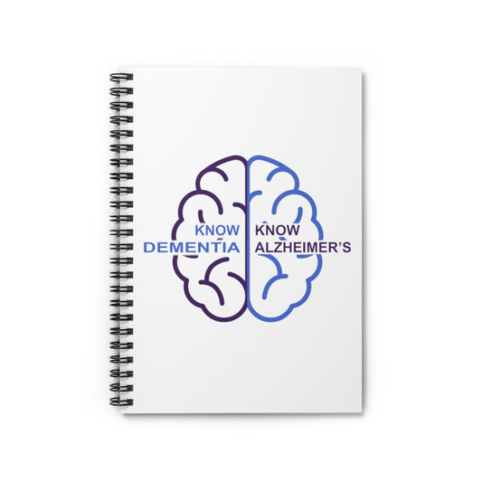 White Spiral Notebook - Know Dementia | Know Alzheimer’s