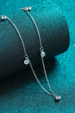 Load image into Gallery viewer, Moissanite Rhodium-Plated Necklace
