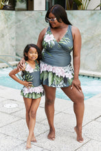 Load image into Gallery viewer, Marina West Swim Clear Waters Swim Dress in Aloha Forest
