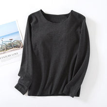 Carregar imagem no visualizador da galeria, Round Neck Long Sleeve Lounge Top
